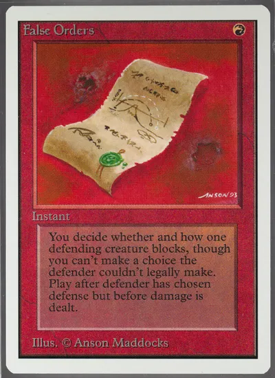 False Orders